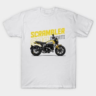 Ducati Scrambler 800 Icon - Yellow T-Shirt